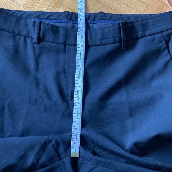 THEORY Womens Straight Fit Trousers Super Slim Solid Black Size US 6 - Picture 12 of 13